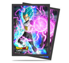 Ultra Pro - Dragon Ball Super: Standard Size Deck Protector 65Ct - God Charge Vegeta